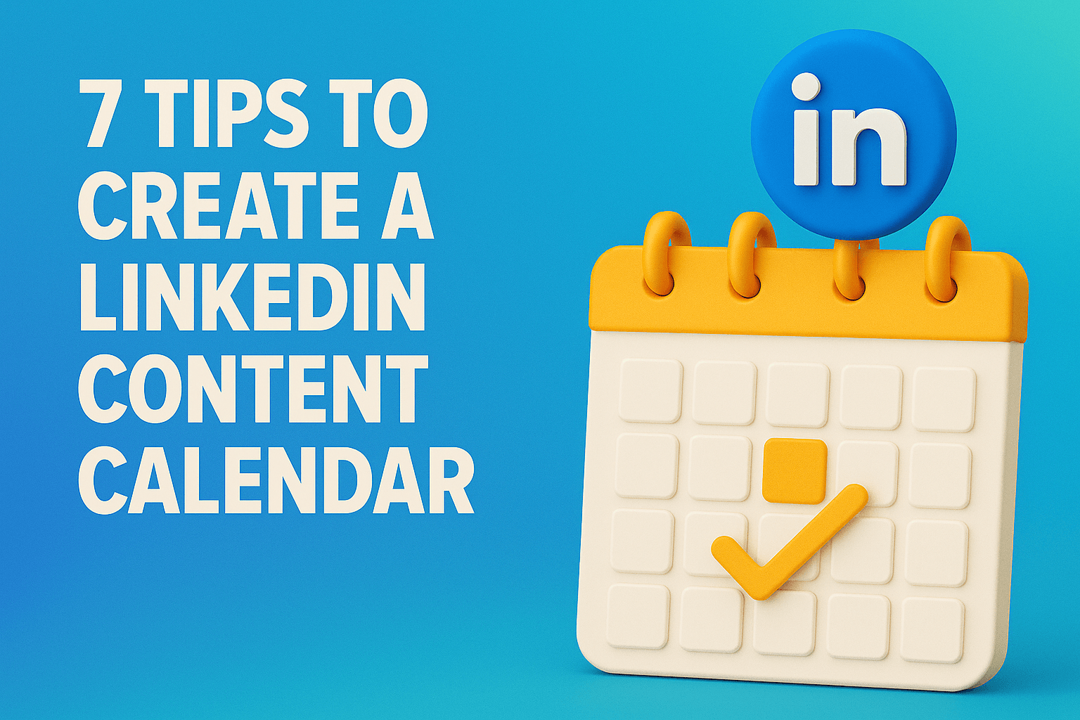 7 Tips to Create a LinkedIn Content Calendar