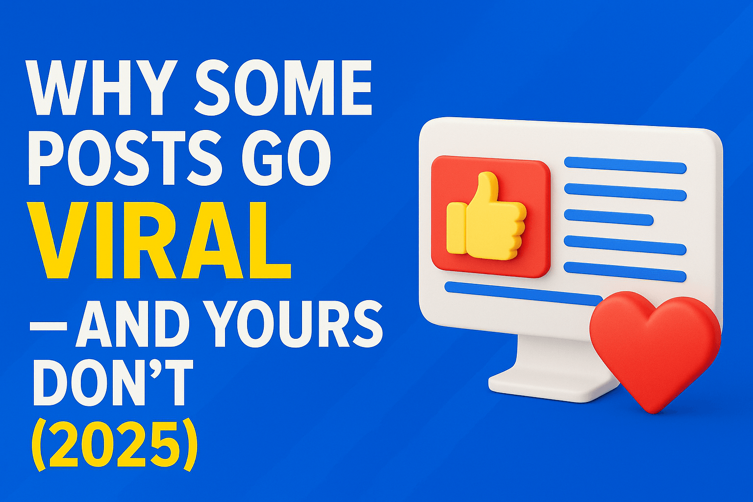 Why Some Posts Go Viral — And Yours Don’t (2025)